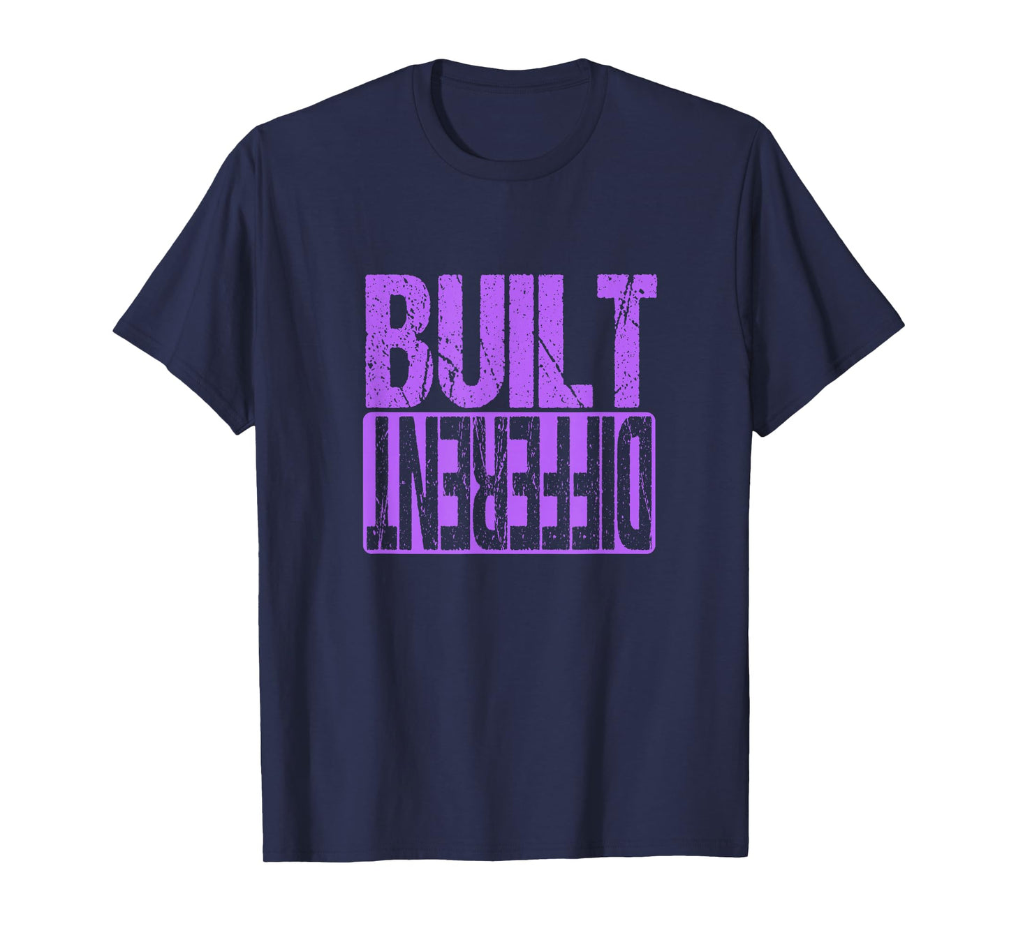 Purple Built Different Purple Color Graphic Purple T-Shirt