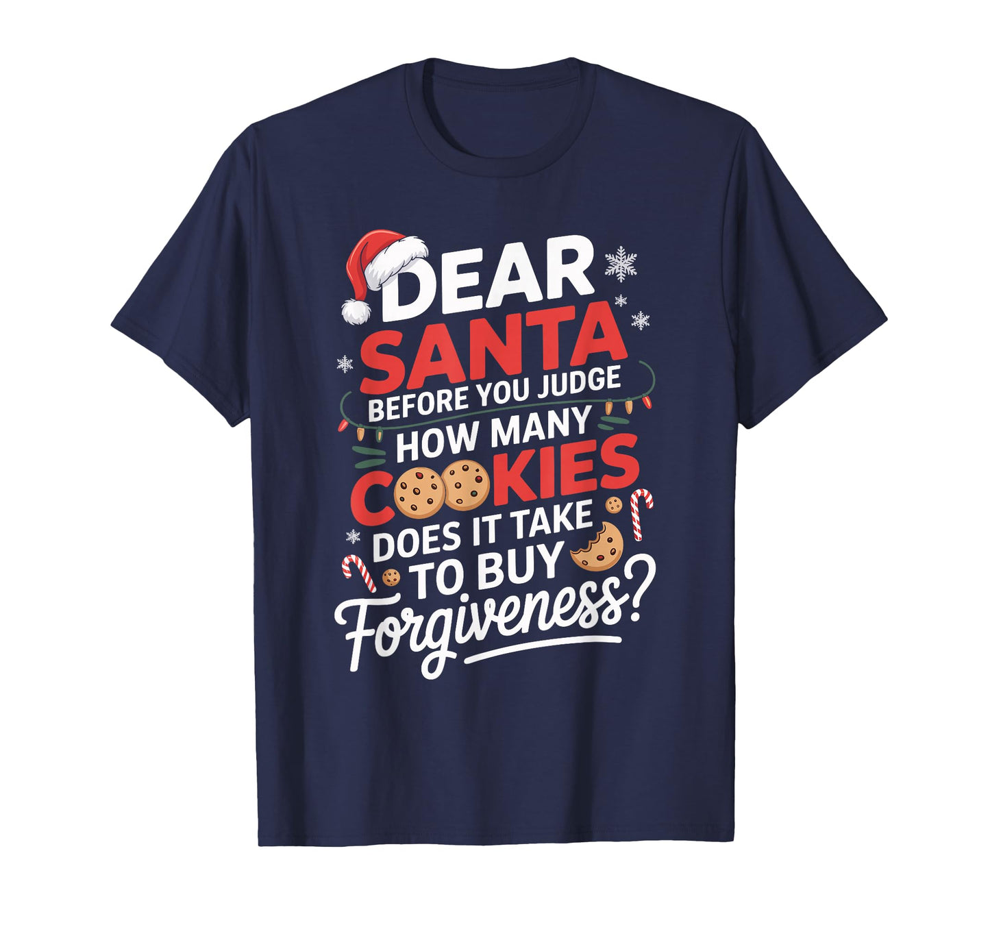 Christmas Humor Funny Xmas Pajama for Men Women Kids T-Shirt