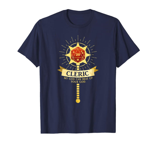 Cleric Class RPG Roleplaying Gamer T-Shirt