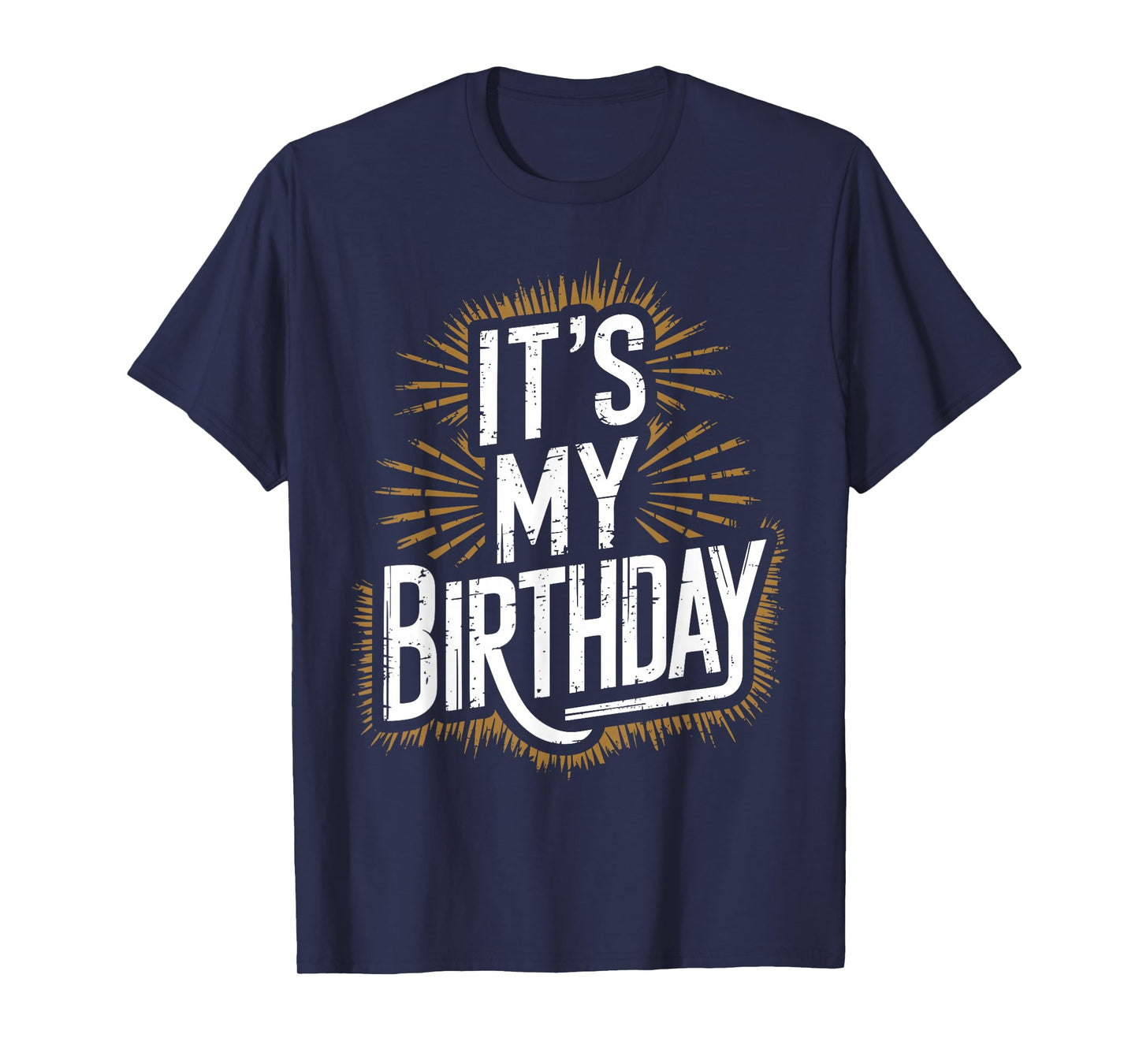 Vintage It's My Birthday Distressed Men Women Kids B-day T-Shirt