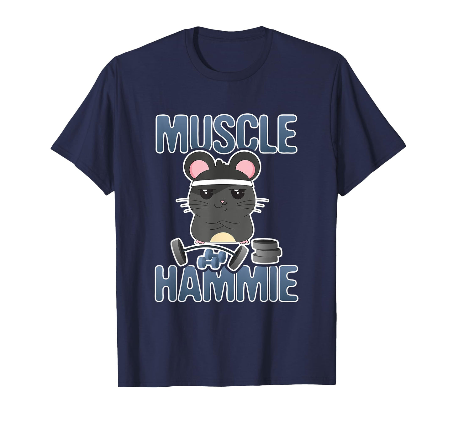 Muscle Hammie Funny Hamster Gym Work Out T-Shirt
