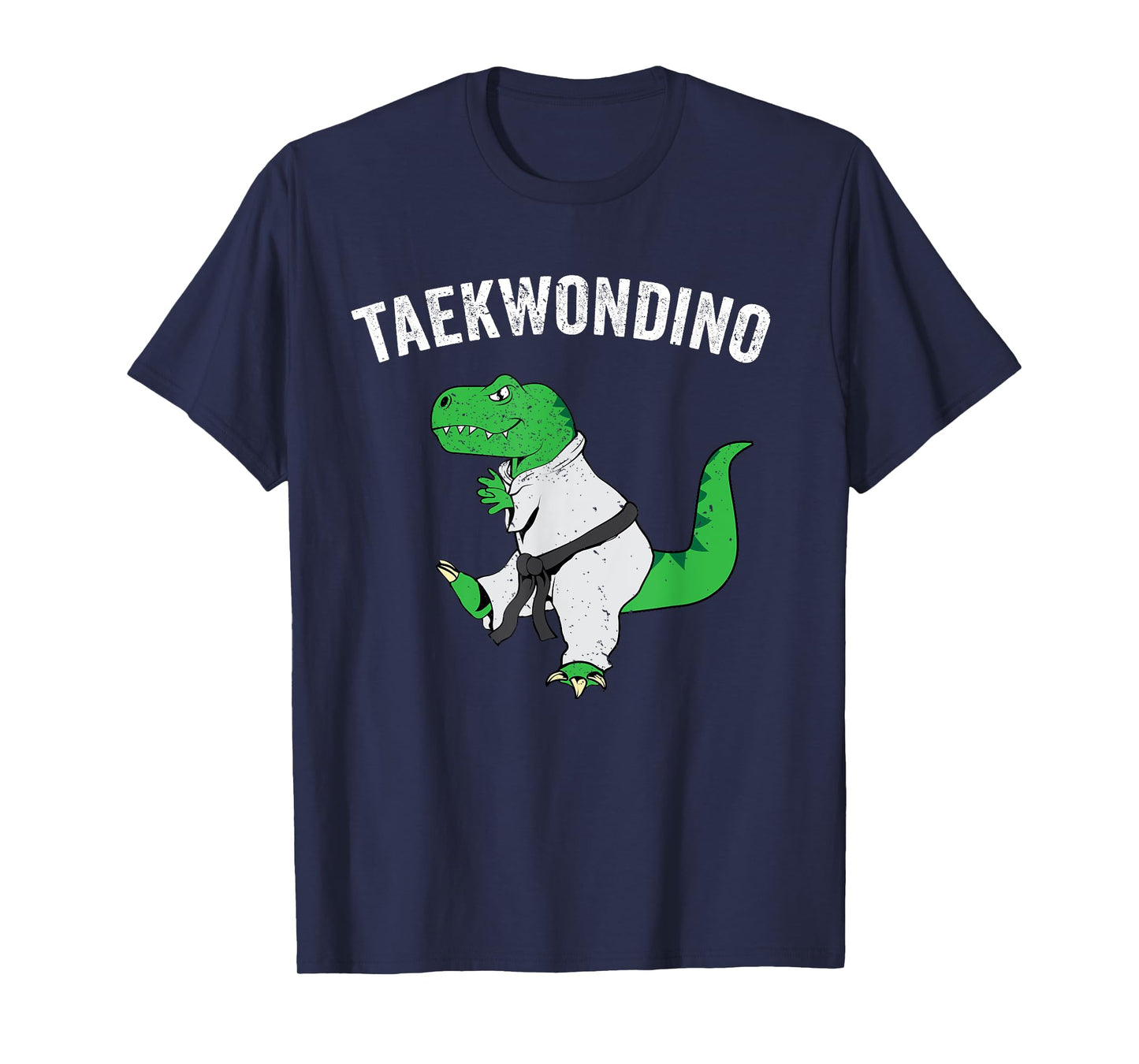 Funny Taekwondo T Rex Dinosaur Cute Martial Arts Boys Gift T-Shirt