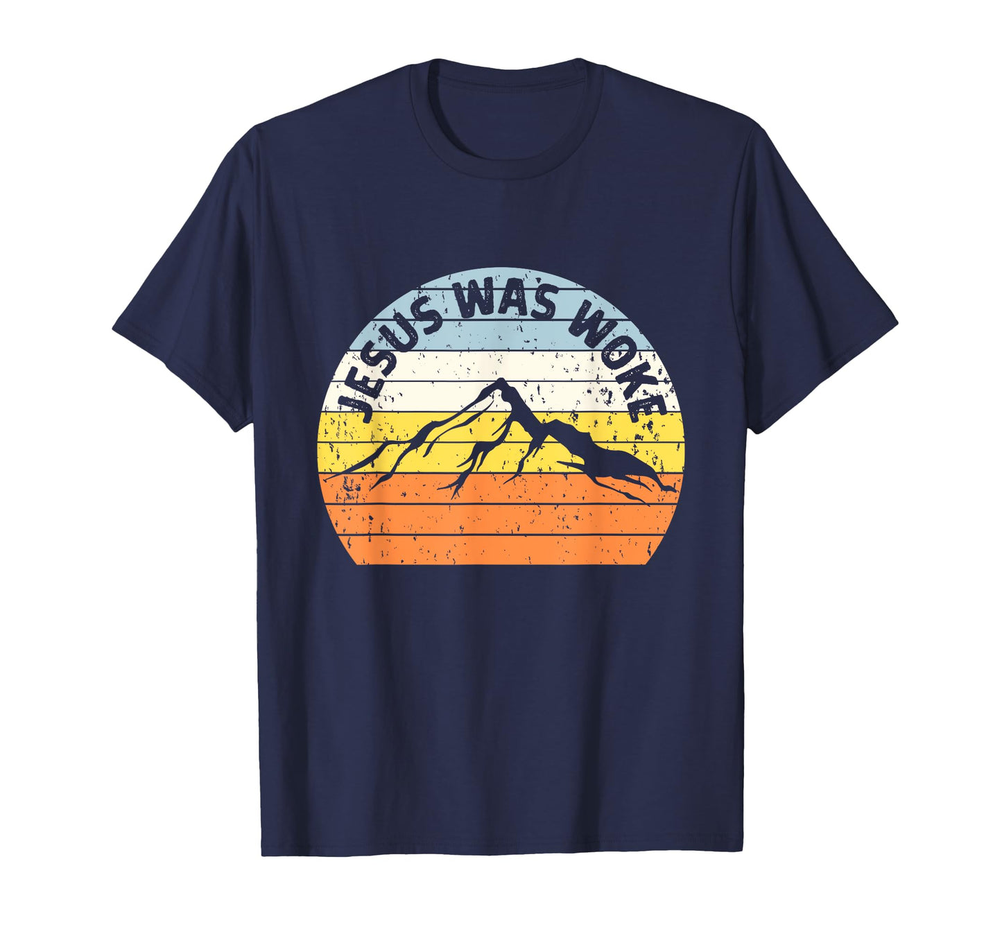 Sunset Vintage Jesus Was Woke T-Shirt
