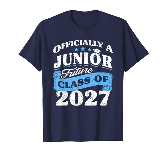 Officially a Junior Class of 2027 Fun First Day Vintage T-Shirt
