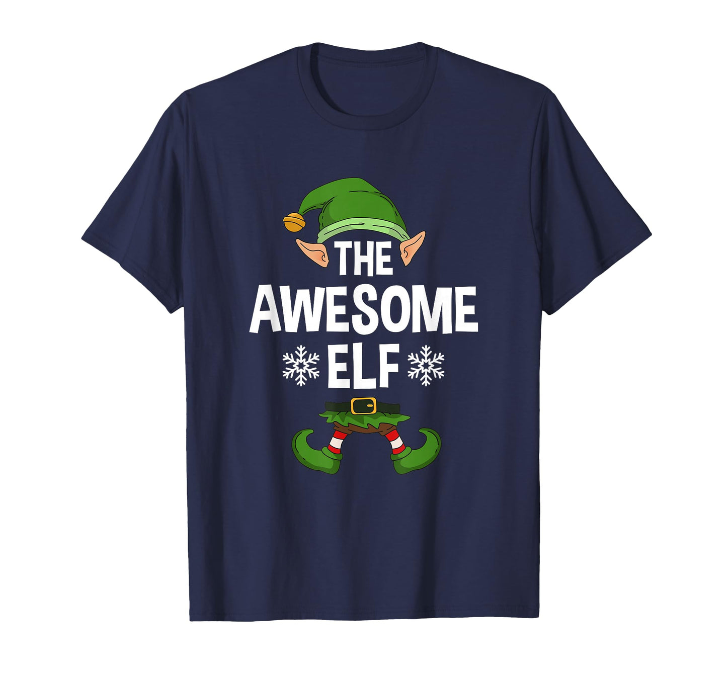 The Awesome Elf Party Family Group Matching X-Mas Saying T-Shirt