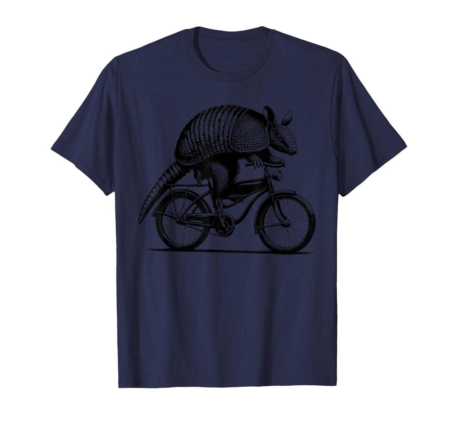 Armadillo Riding Bicycle Vintage Cycling Armadillo Biker T-Shirt