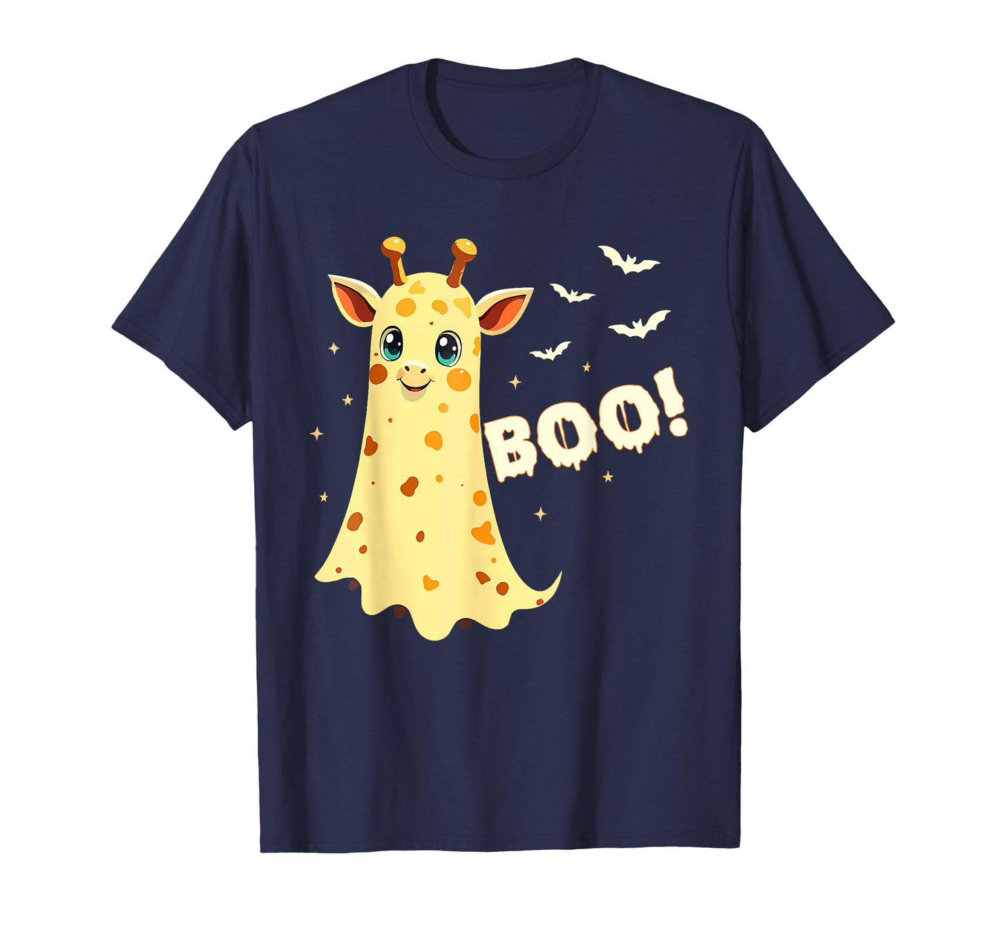 Giraffe Boo Halloween Costume Men Women Kids Funny T-Shirt