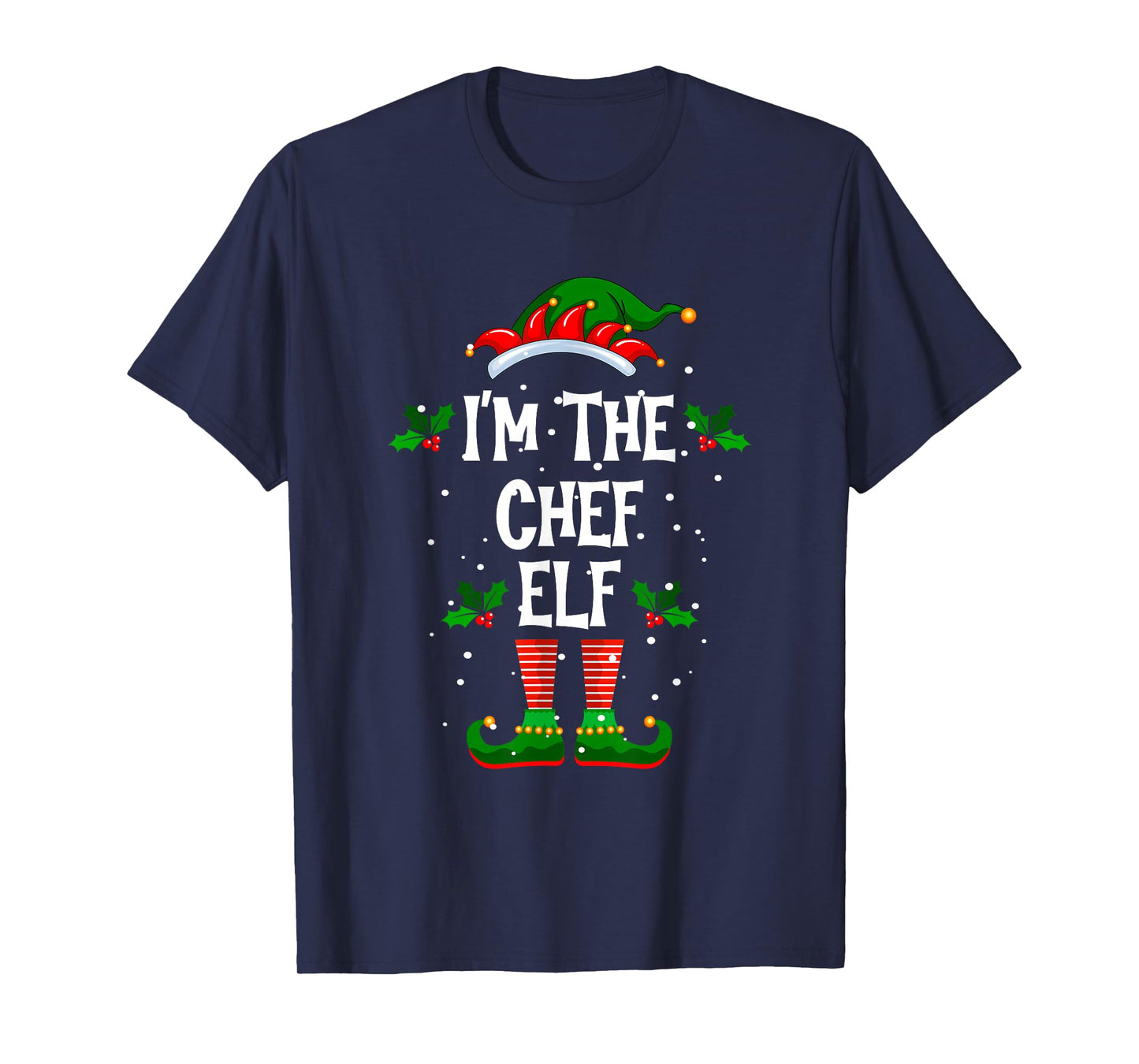 I’m The Chef Elf Christmas Xmas Pajama PJ Men Women T-Shirt