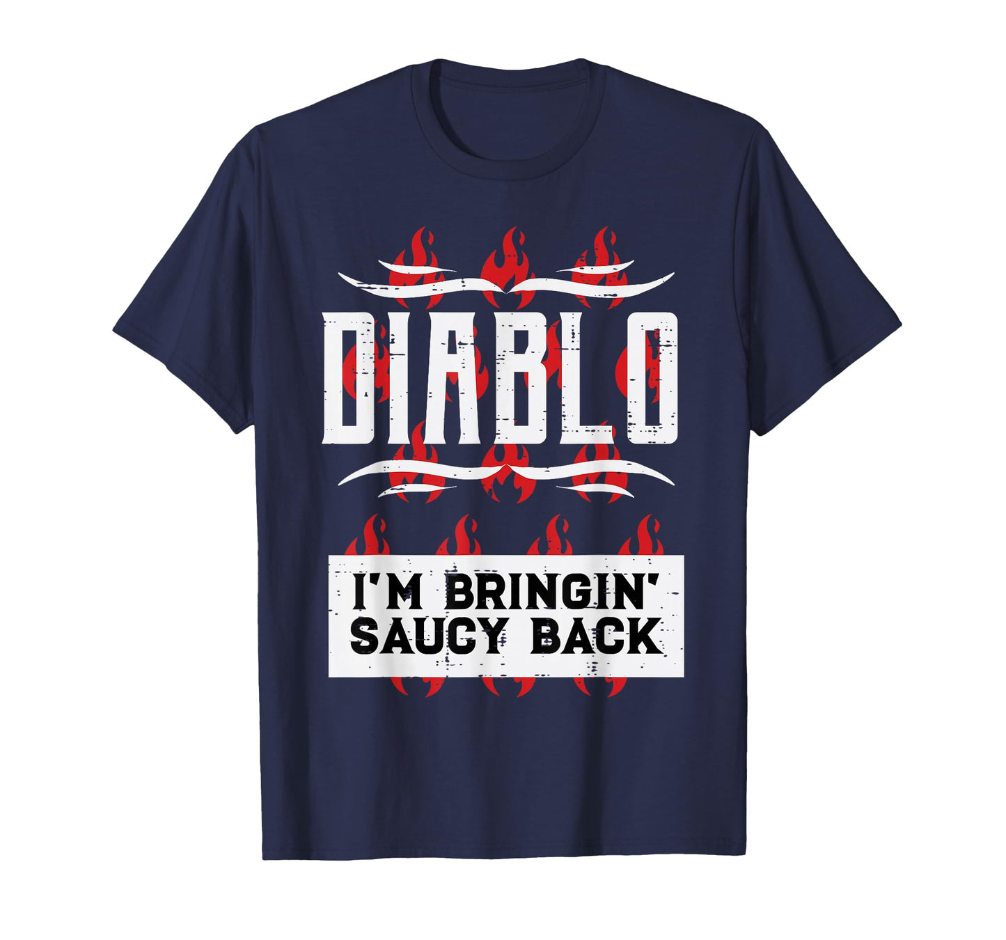 Halloween Diablo Hot Sauce Funny Lazy Food Costume Men Women T-Shirt