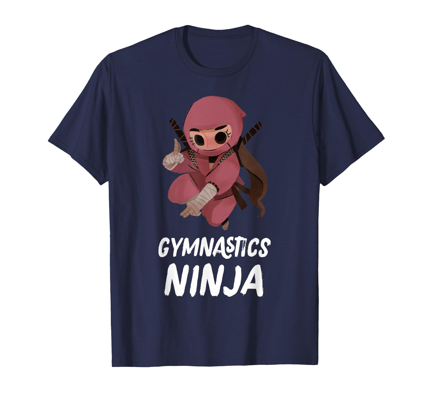 Girls Gymnastics Ninja Funny Sports T-Shirt