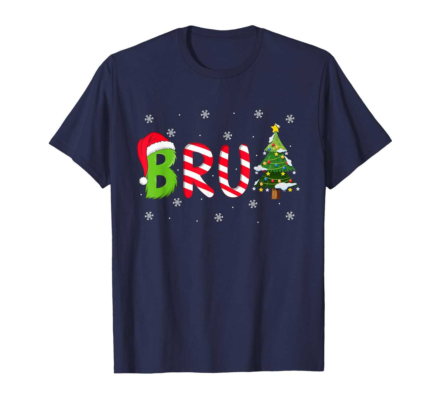 Bruh Christmas Saying Bro Funny Men Boys Bruh Meme Xmas T-Shirt