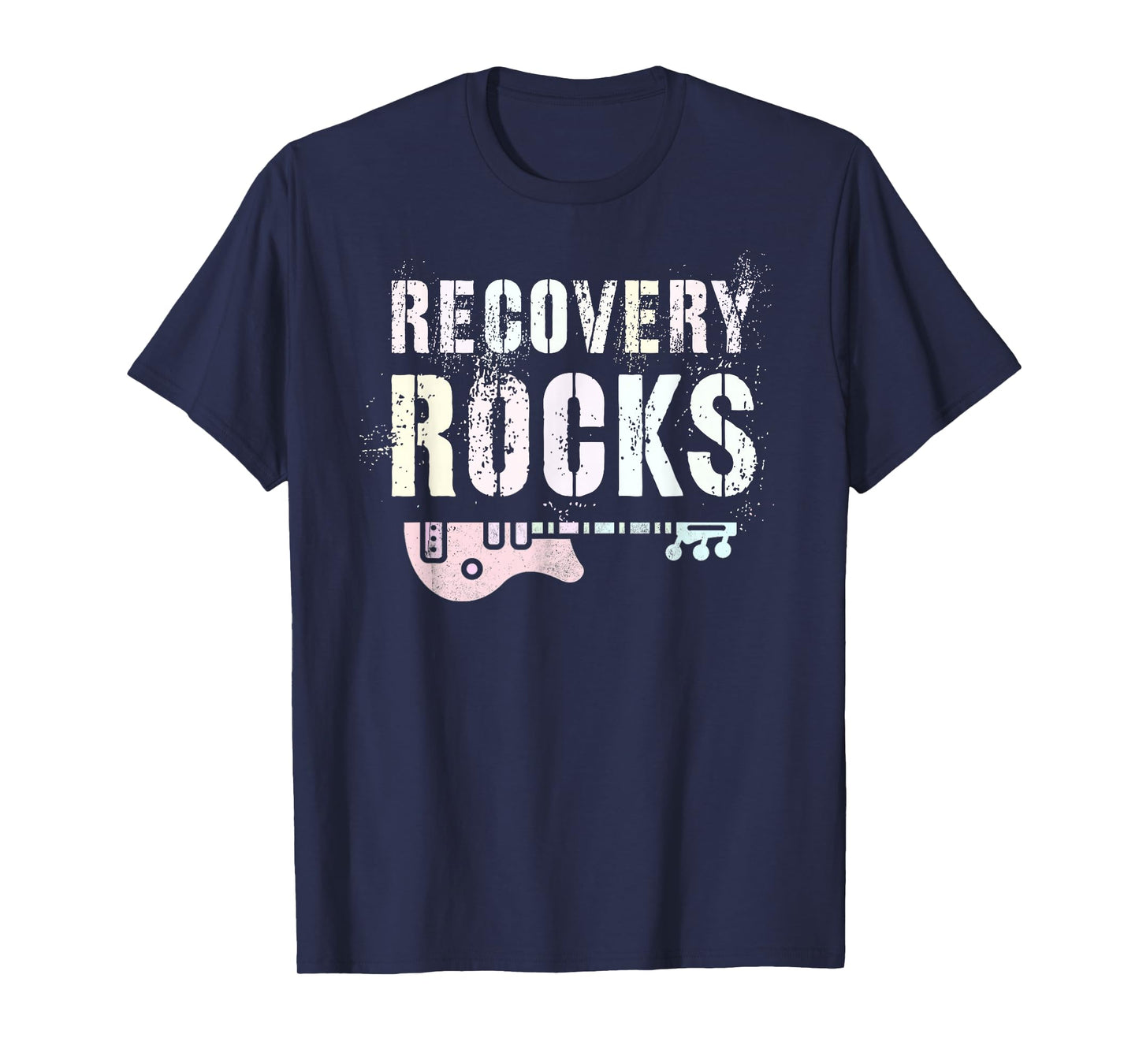 Nurse RECOVERY ROCKS Living Support Clean Hope We Do Recover T-Shirt