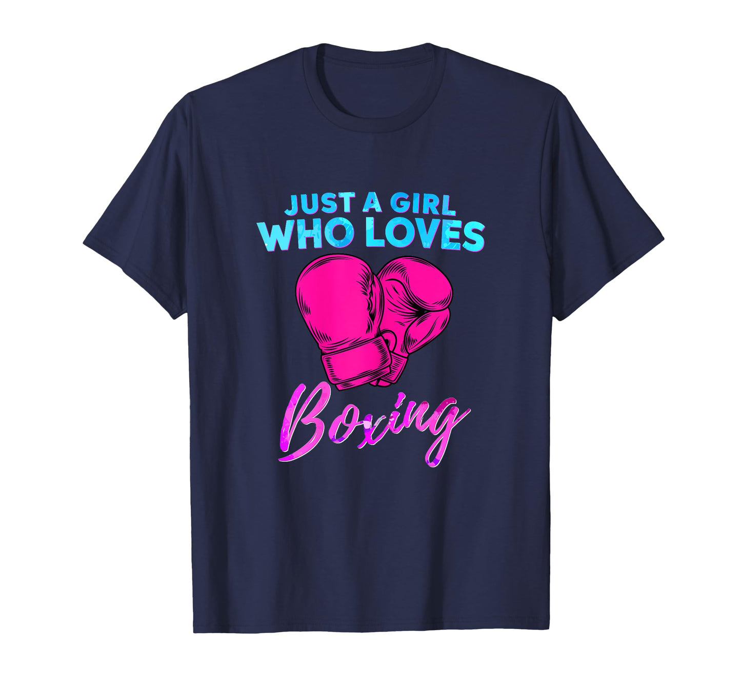 Just a Girl Who Loves Boxing Girls Boxing Gift T-Shirt
