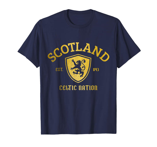 Scotland Est. 843 Scottish Pride Vintage T-Shirt