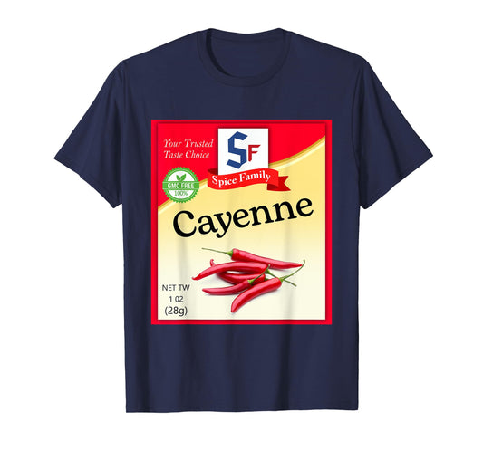 Pepper Cayenne Condiment Costume Holiday Spice Costumes T-Shirt