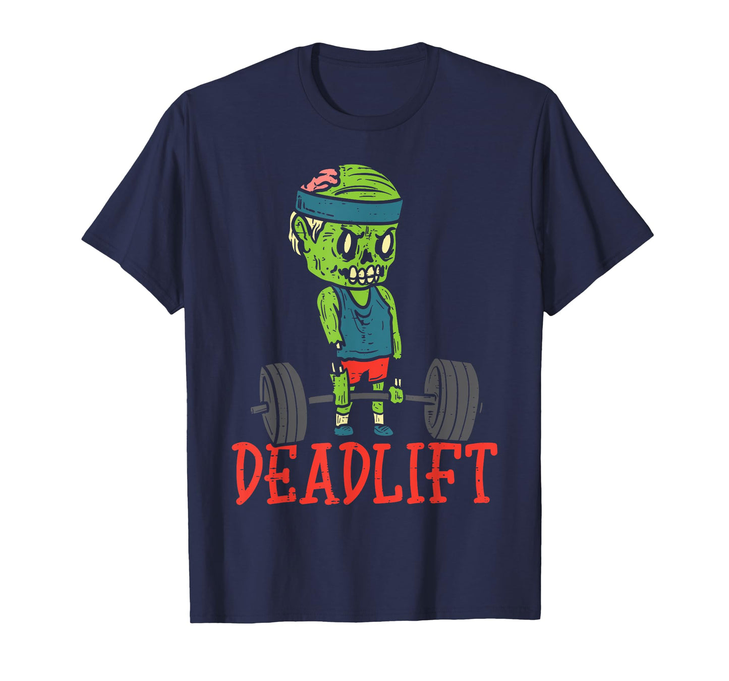 Zombie Deadlift Funny Gym Halloween Workout Fitness Men PT T-Shirt
