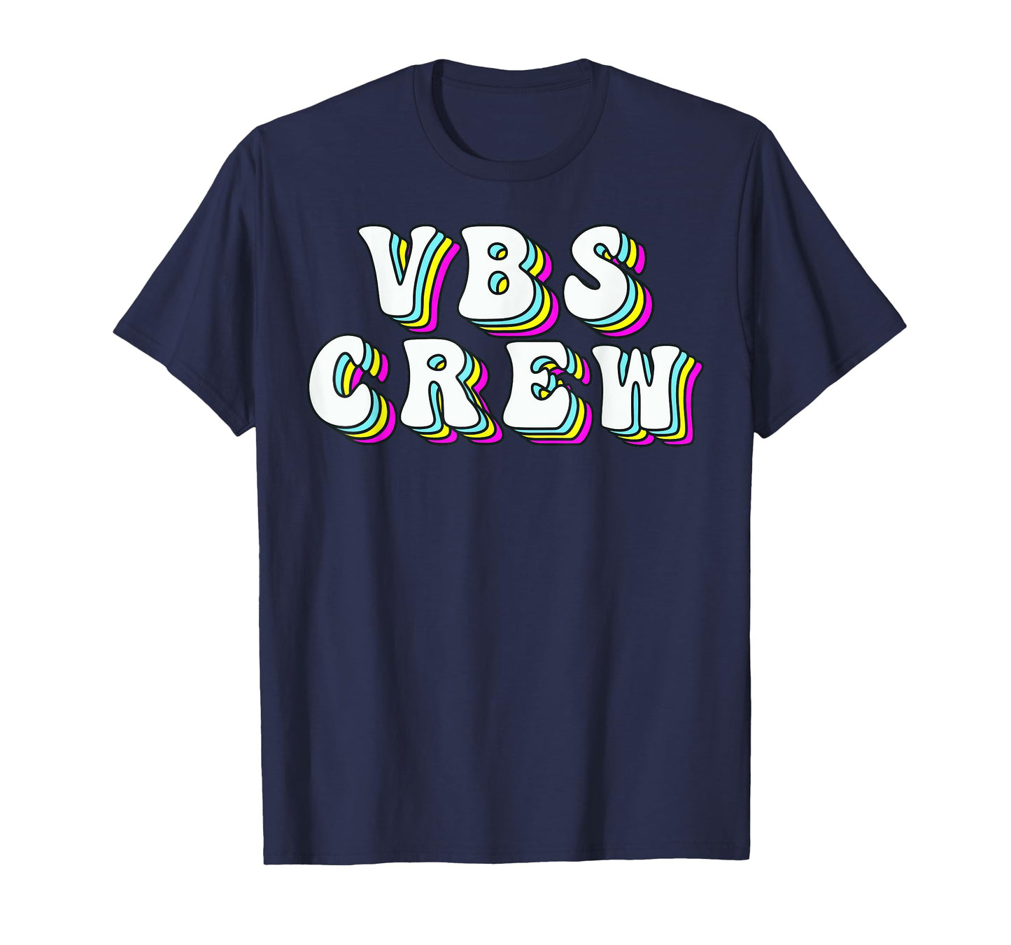 Retro VBS Crew VBS 2024 Vacation Bible School Christian T-Shirt