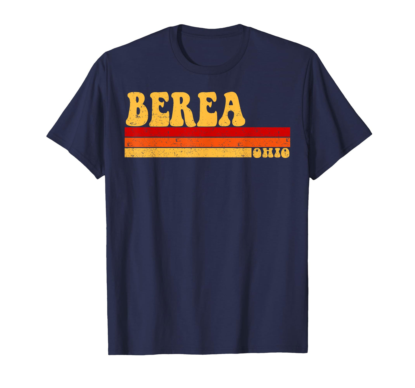 BEREA Ohio City Vintage Roots Retro Design 70s 80s T-Shirt