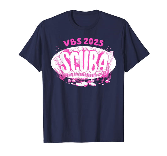 VBS 2025 Scuba Diving Into Friendship Vacation Bible School T-Shirt