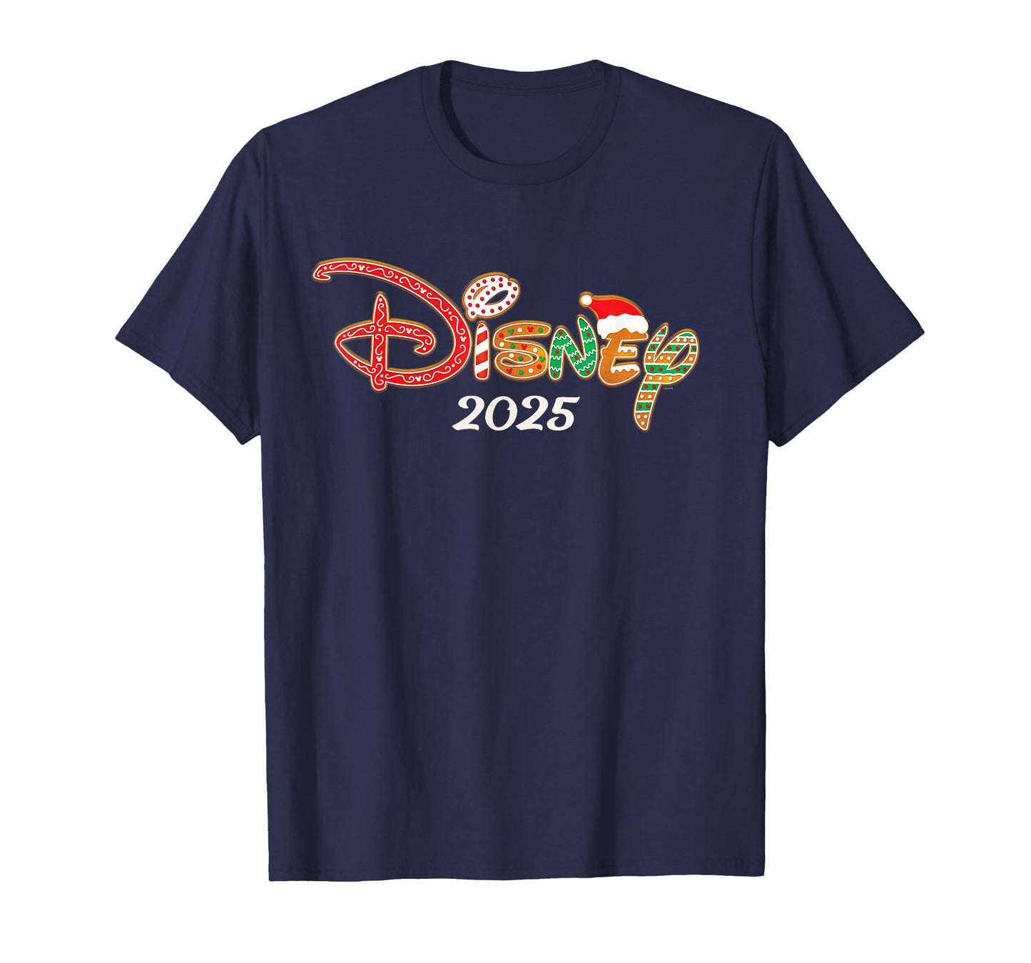 Disney Holiday Christmas Vacation Trip Gingerbread Logo 2025 T-Shirt
