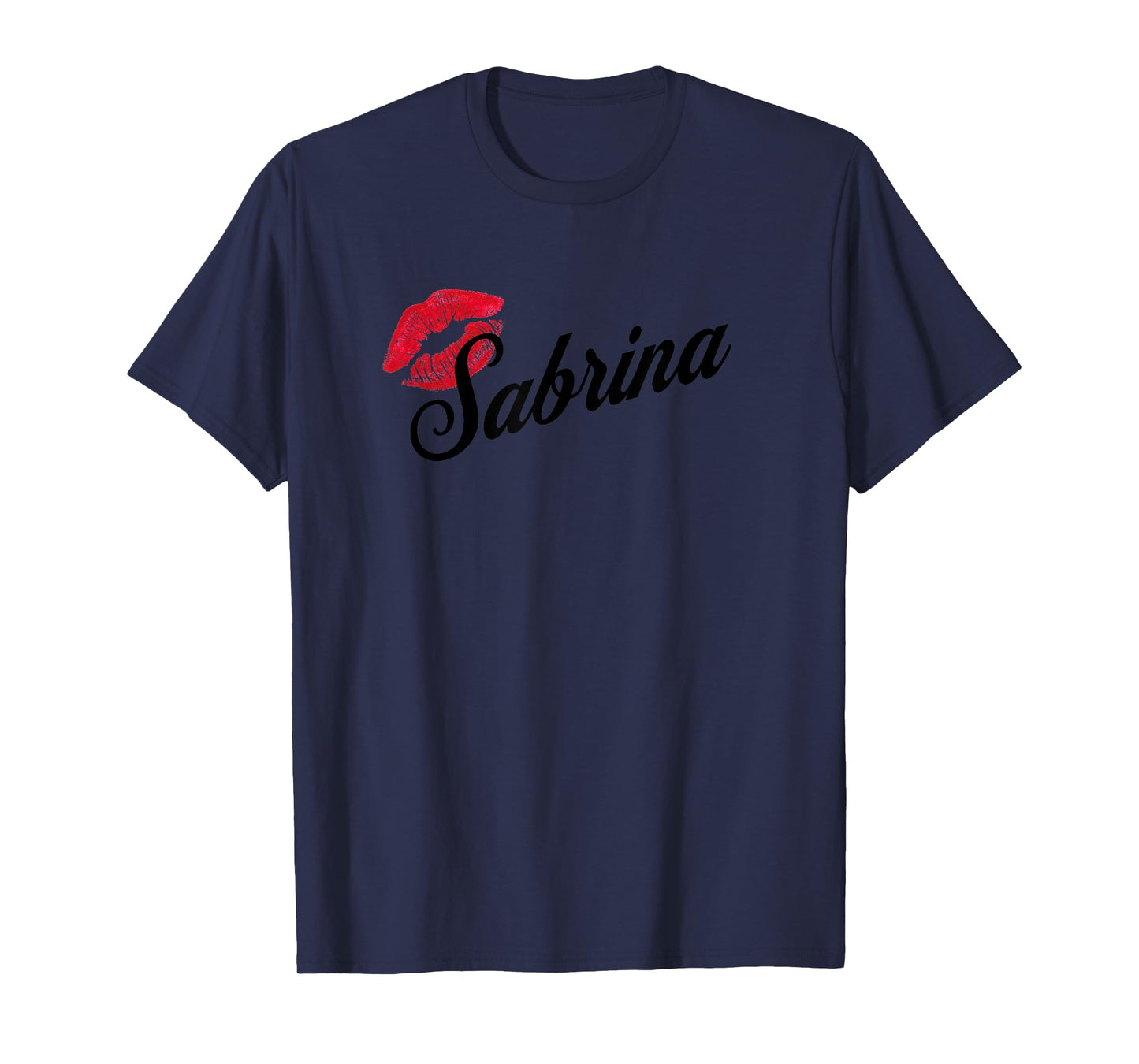 Sabrina Retro Lips Tee – Bold Name Birthday Drop Unisex T-Shirt
