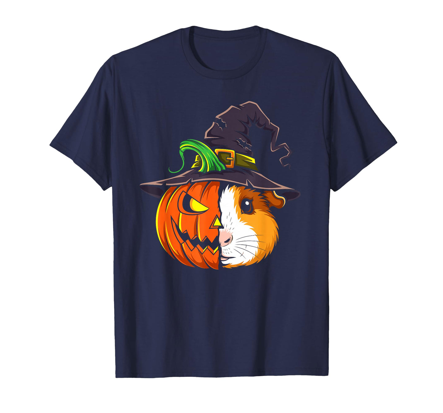 Guinea Pig Pumpkin Jack O Lantern Halloween Kids Mens Womens T-Shirt