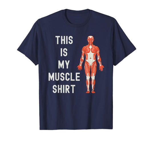 This Is My Muscle Shirt - Geeky Workout, Weight Lifting T-Shirt