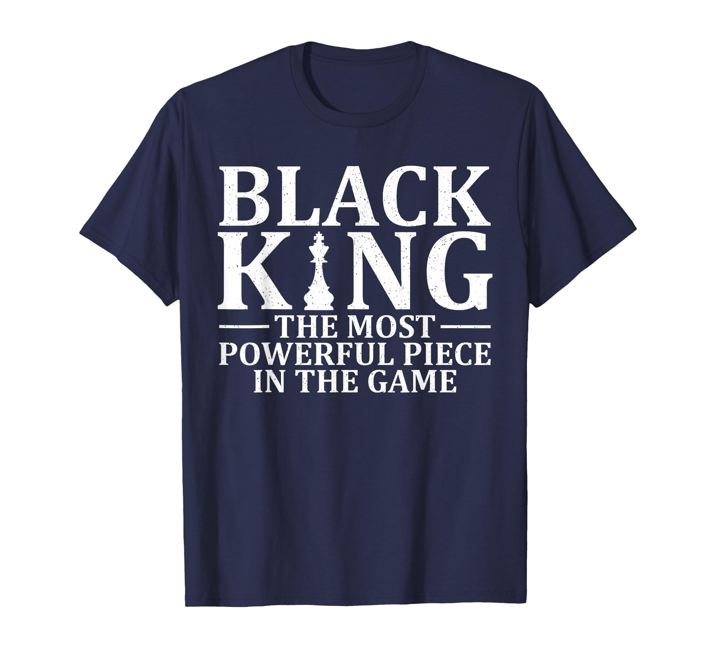 Best African King Design For Men Dad Afrocentric Chess Lover T-Shirt