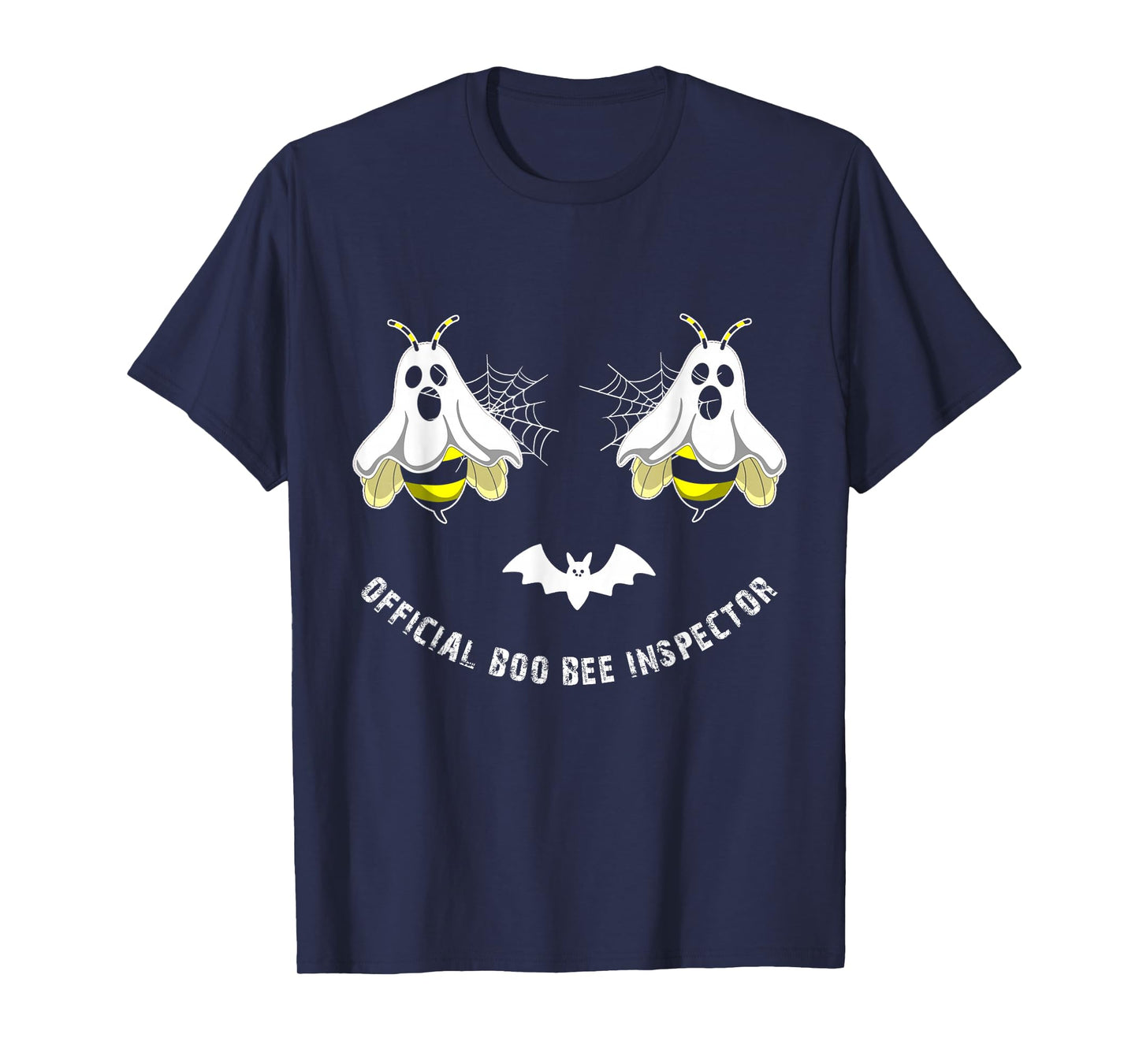 Official Boo Bee Inspector Funny Halloween Costume Men Women T-Shirt