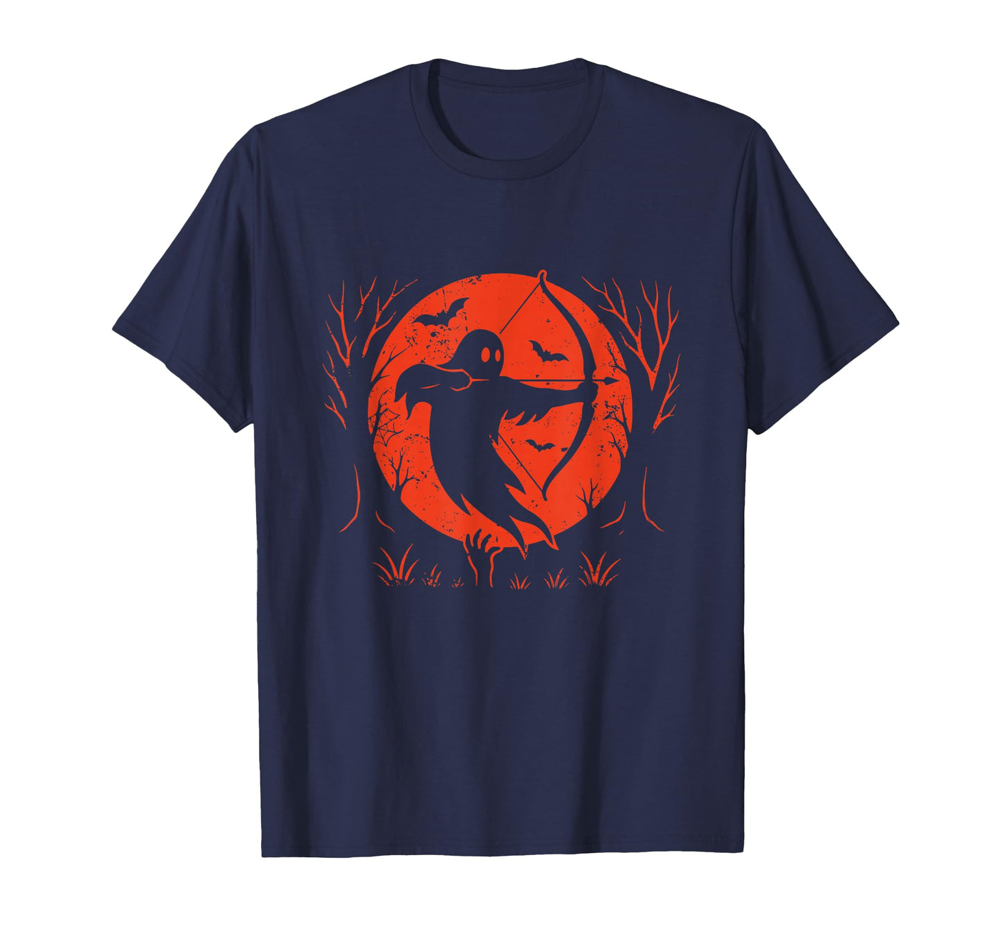 Ghost Archer Under Moon T-Shirt