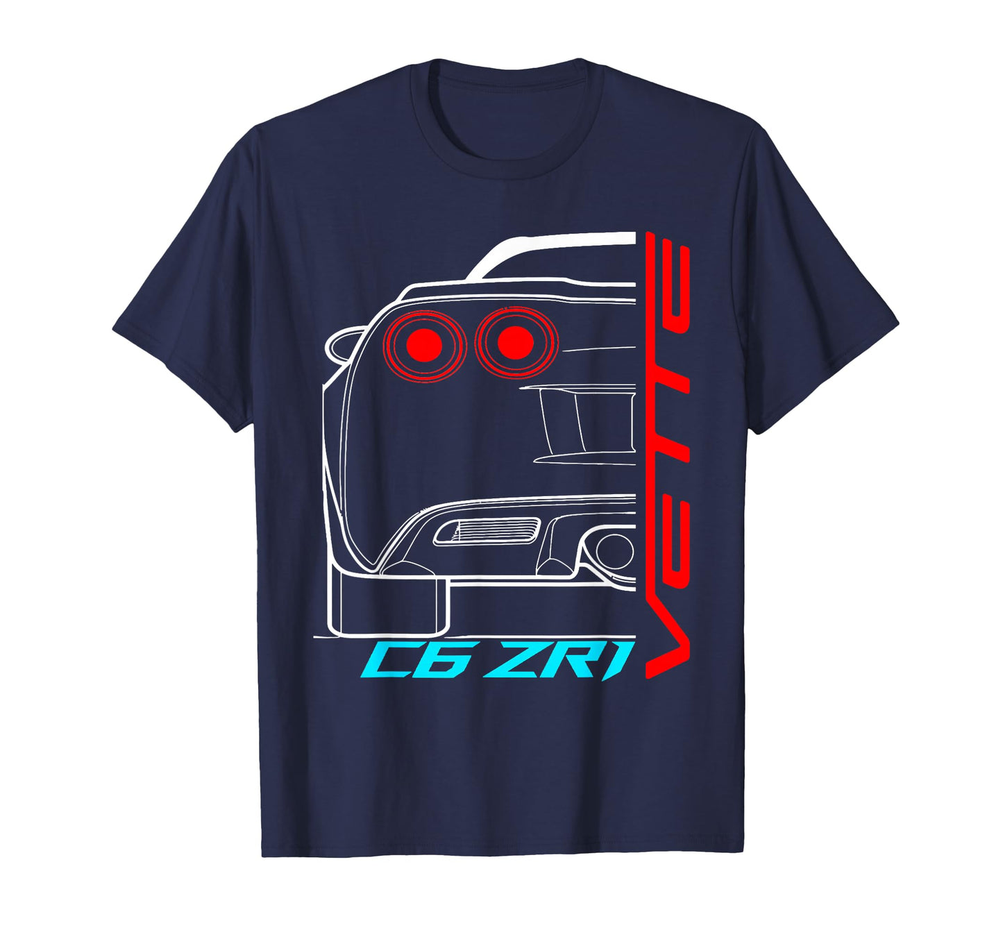 C6 ZR1 Sports Classic Vintage Old Car T-Shirt