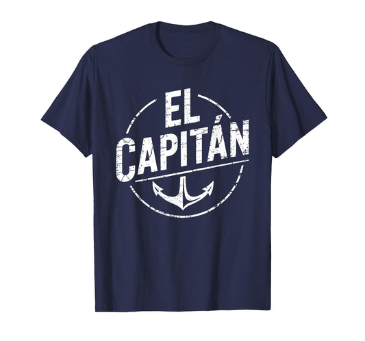 El Capitan Shirt Men Women Anchor Boat Captain Funny Boating T-Shirt