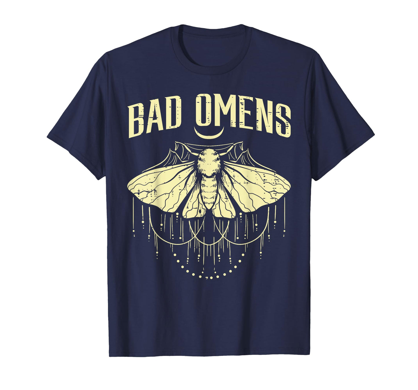 Moth Bad Omens Funny Myth Superstitions Women Men Kids Youth T-Shirt