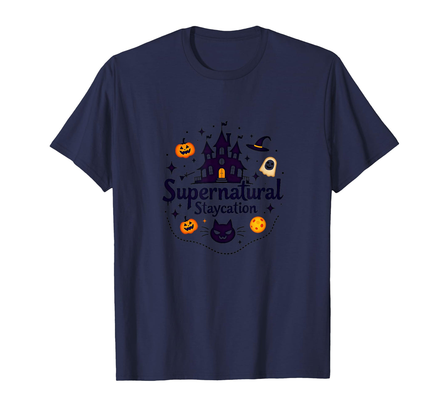 Halloween Family Home Supernatural Staycation T-Shirt