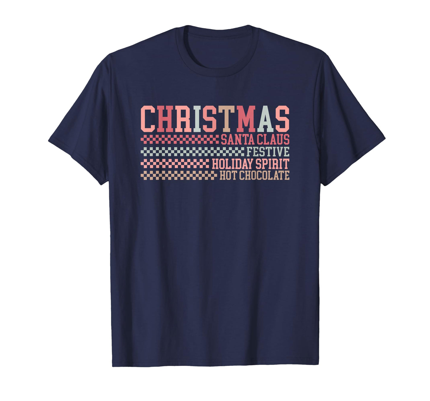 Christmas Santa Claus Festive Holiday Spirit Hot Chocolate T-Shirt