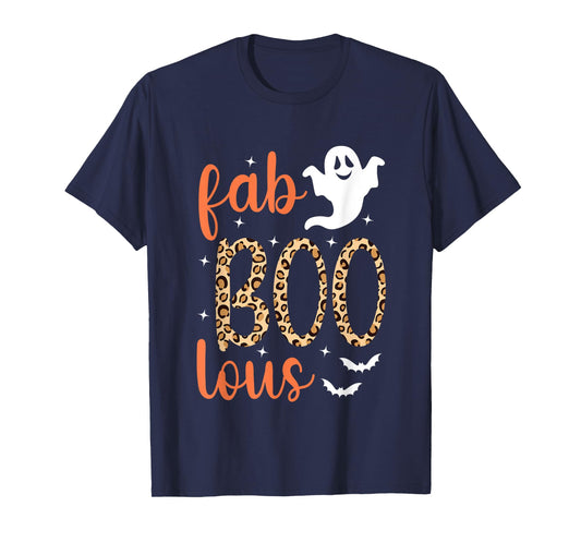 Fab Boo Lous Cute Ghost Halloween Fabulous Halloween T-Shirt