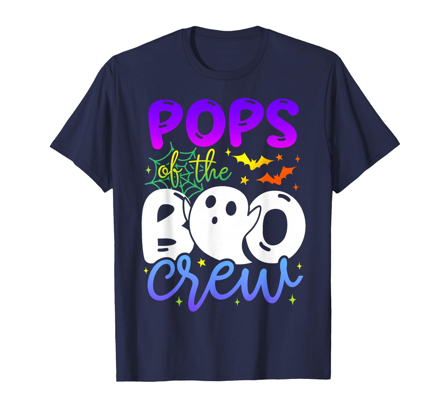 Pops of Boo Halloween Crew Costume Boo Ghost Lover Family T-Shirt