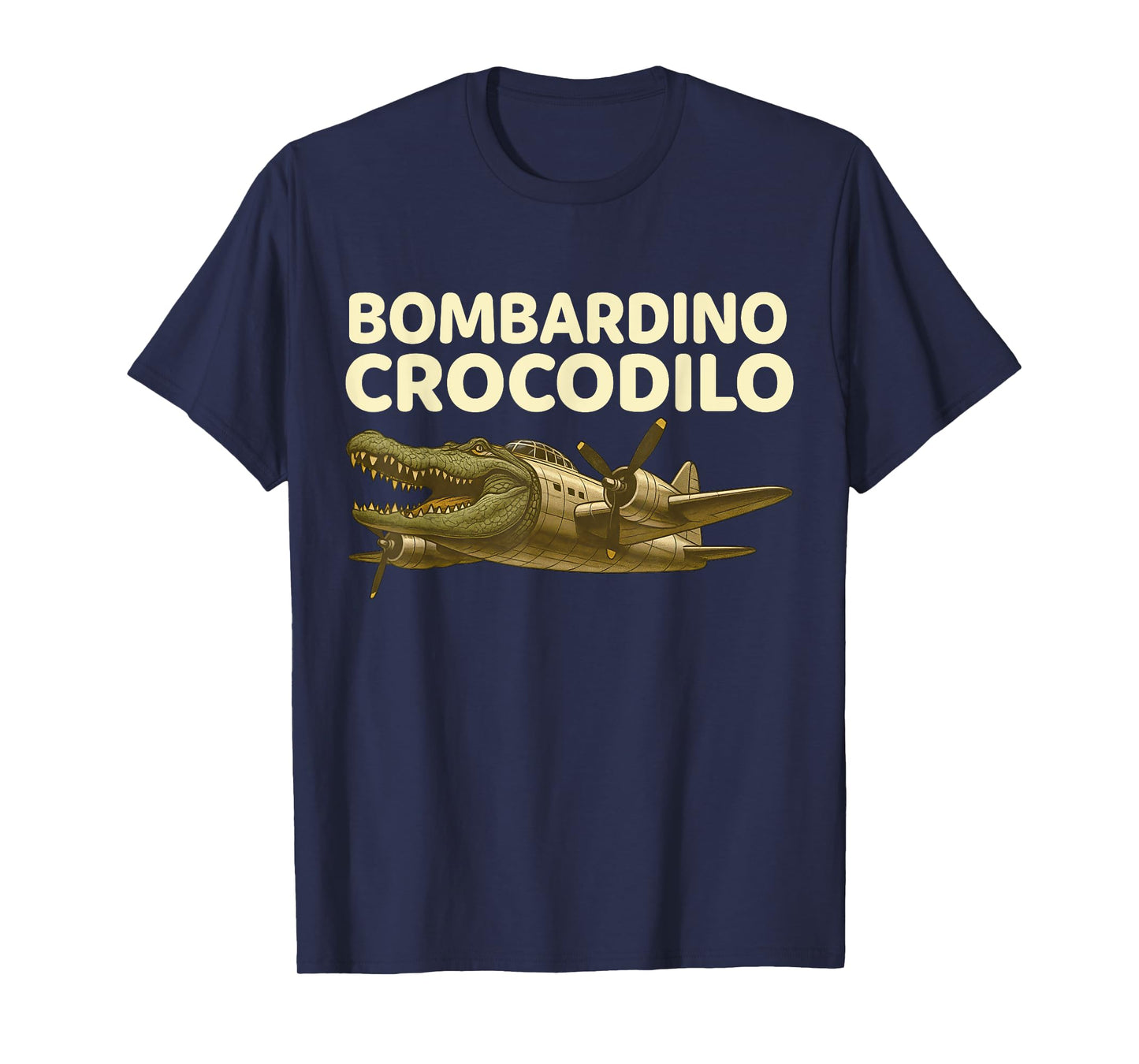 Bombardino Crocodilo - Funny Italian Brainrot Kids Meme T-Shirt