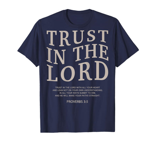 Trust The Lord Christian Men Good God Son Toddler Teen Girl T-Shirt