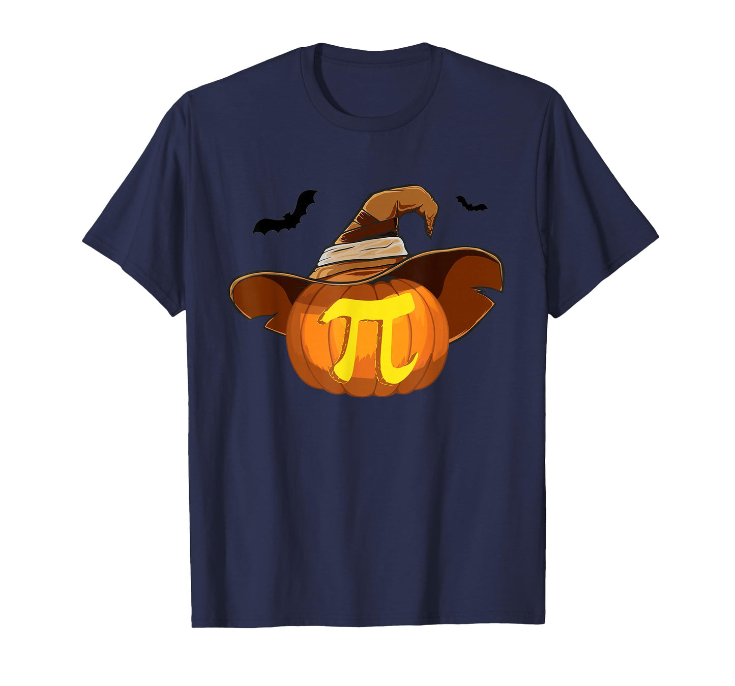 Funny Pumpkin Pi Halloween Hat Math Lover Teacher & Student T-Shirt