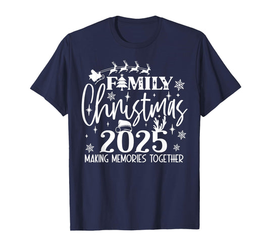 Family Christmas 2025 Matching Family Group Squad Pajamas T-Shirt
