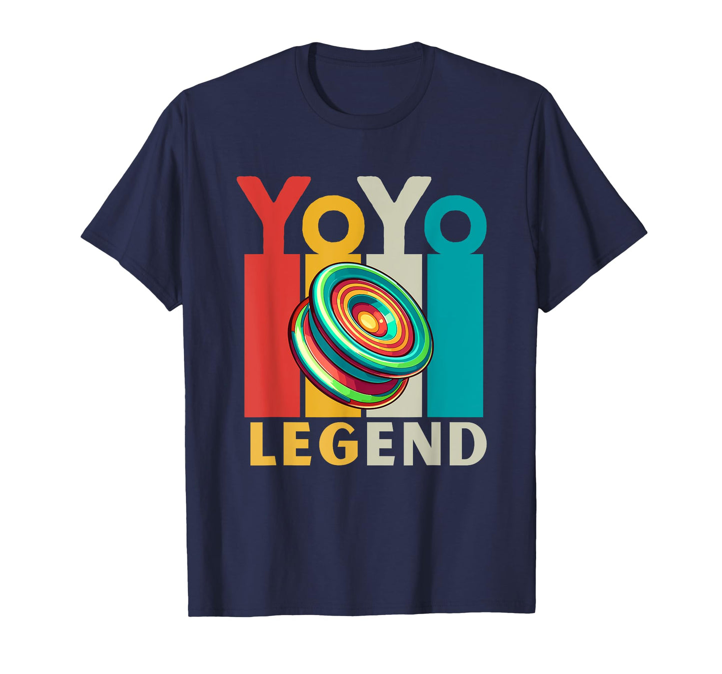 Yo-Yo Player Toy | Vintage Lettering Yoyo Legend T-Shirt