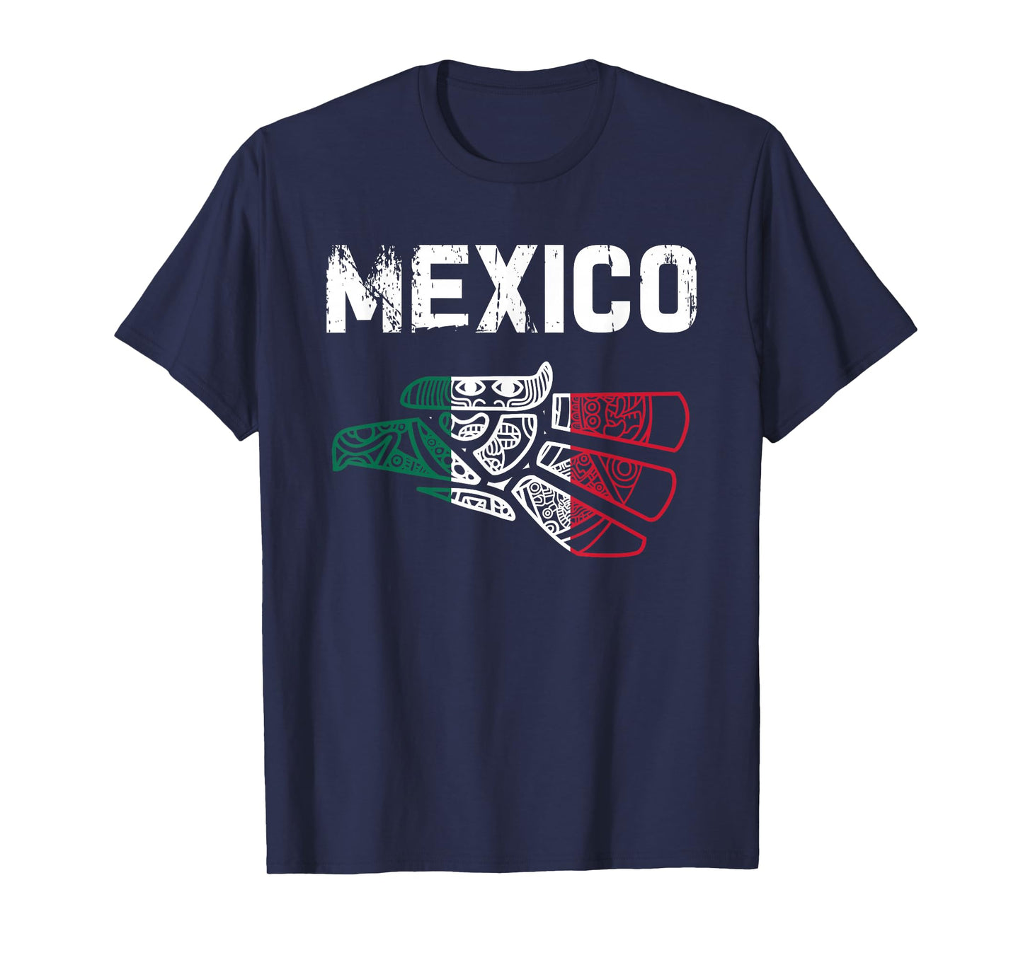 Mexico Vintage Mexican Flag Pride Hecho en Mexico Jersey T-Shirt