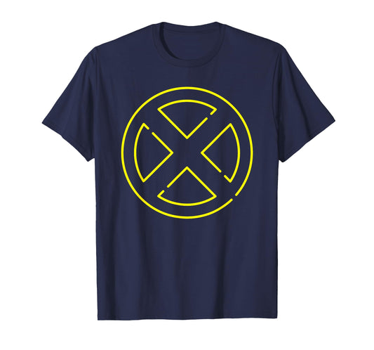 Marvel Super Heroes Neon Light Sign X-Men Symbol X Logo T-Shirt