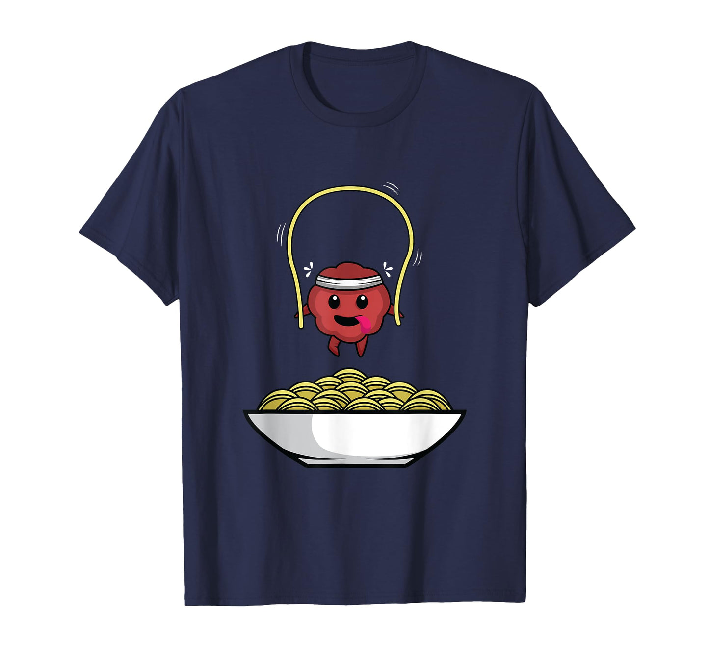 Spaghetti Meatballs Fitness Trainer T-Shirt