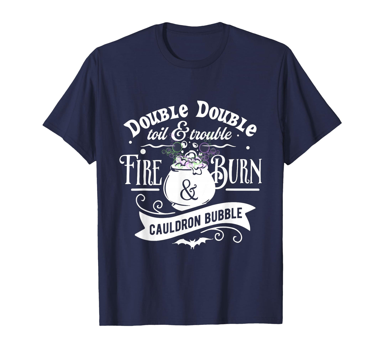 Anderson Sisters Cauldron Bubble Chant Witches Spell T-Shirt