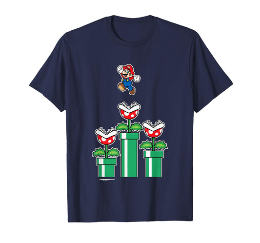 Super Mario Man Eater Jumping Piranha Plants T-Shirt