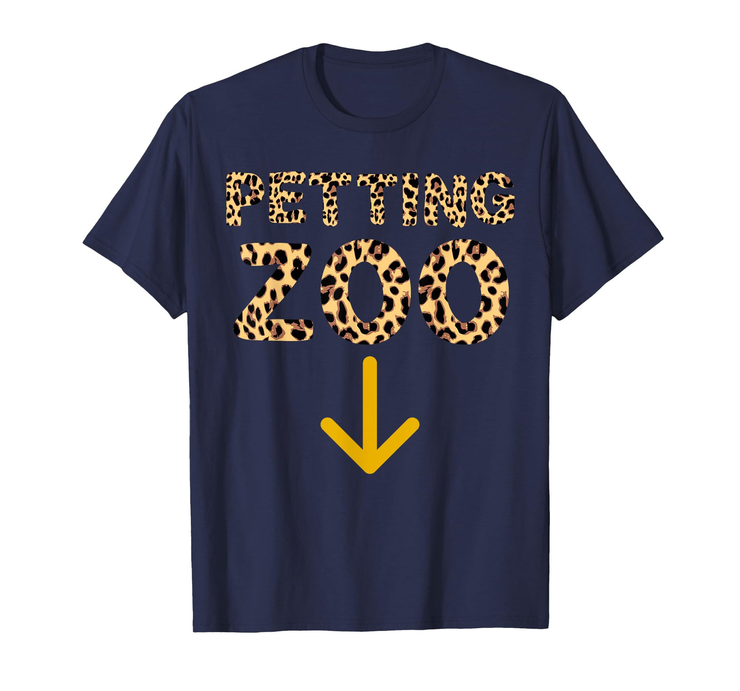 Mens Funny Guys Adult Humor Petting Zoo Arrow Down T-Shirt