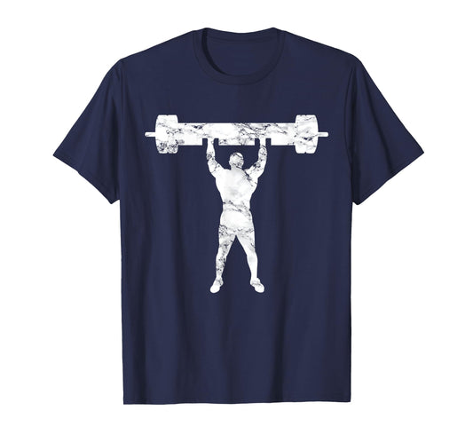 Strongman Shoulder Press - Weightlifting Bench Press T-Shirt