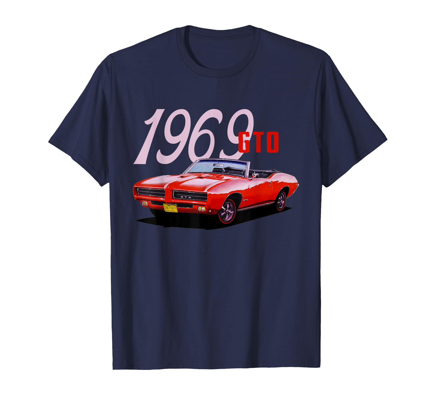 1969 69 GTO Classic Car Old School Muscle Car T-Shirt